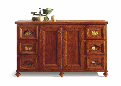 Credenza per cucina su misura in legno